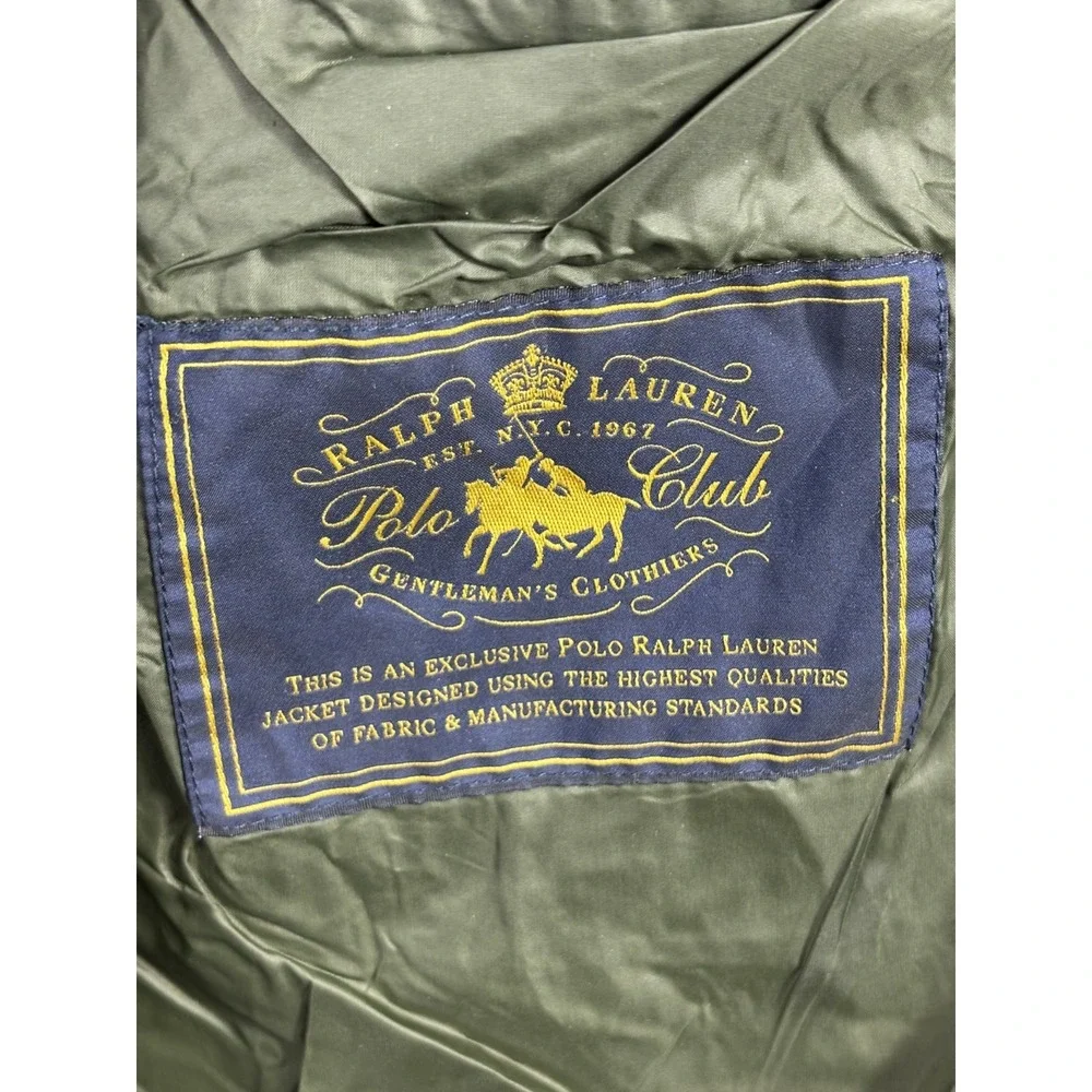 Polo‎ Ralph Lauren Quilted Hunting Jacket Olive Field Coat Heritage 3XB